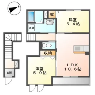 レゴリス【2階】の間取り