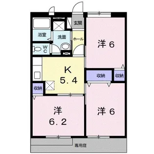 ロマネ・コンティⅡ【1階】の間取り
