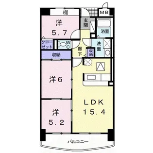 ポルトーネ【1階】の間取り