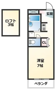 Pur紀ノ川【2階】の間取り