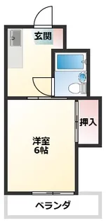 ノーブル栄谷【4階】の間取り
