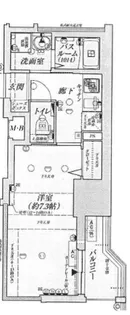 大阪府大阪市中央区南船場1丁目【マンション】の間取り
