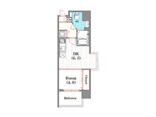 大阪府大阪市浪速区日本橋4丁目【マンション】の間取り