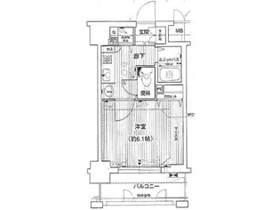 大阪府大阪市浪速区桜川1丁目【マンション】の間取り