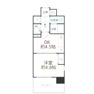 大阪府大阪市都島区都島本通5丁目【マンション】の間取り
