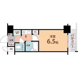 大阪府大阪市中央区石町2丁目【マンション】の間取り