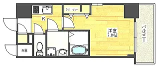 大阪府吹田市垂水町3丁目【マンション】の間取り