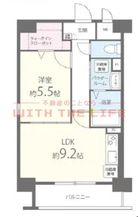 グランドシャトー花畑T・S【305号号室】の間取り