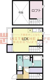 works_KRM(ワークスクルメ)【06号号室】の間取り