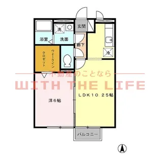 リーベンルーチェ【202号号室】の間取り