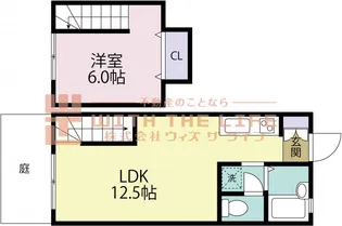 パレット【A号号室】の間取り