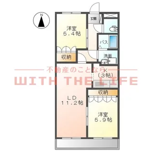 ローズマリーⅠ【103号号室】の間取り