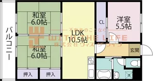 RE(アールイー)ステートビル【402号号室】の間取り
