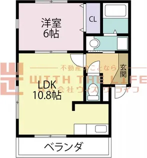 メゾンエトワール【201号号室】の間取り
