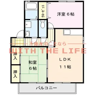 シャルムⅣ【201号号室】の間取り