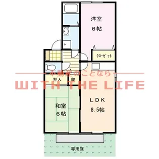 セジュールヒルサイド【107号号室】の間取り