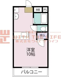 シャルムⅠ【101号号室】の間取り
