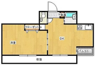 A+BOX(エーボックス)【201号号室】の間取り