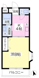 ソレイユ【202号号室】の間取り