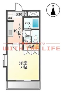 シェラトン【102号号室】の間取り