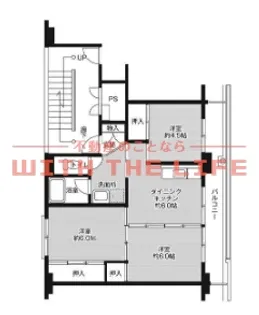 ビレッジハウス吉井Ⅱ【2-206号号室】の間取り