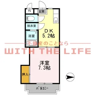プライマリー花畑駅西【305号号室】の間取り