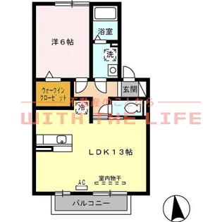モンテカスカーダ【A202号号室】の間取り