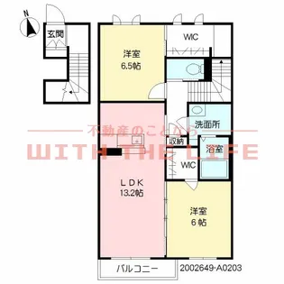 GLANZ’Leben【203号号室】の間取り