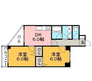 アーバンクルーザー六ツ門【1202号号室】の間取り