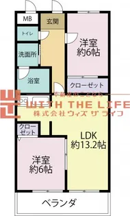 QM壱番館【502号号室】の間取り