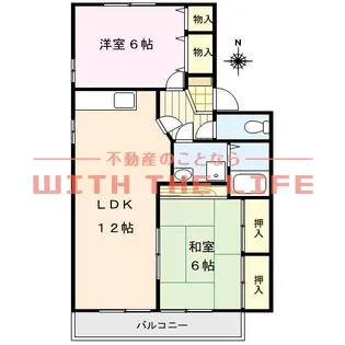 セジュール幸Ⅱ【207号号室】の間取り