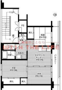 ビレッジハウス吉井Ⅱ【1−203号号室】の間取り