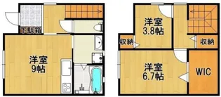福岡県久留米市瀬下町【一戸建】の間取り