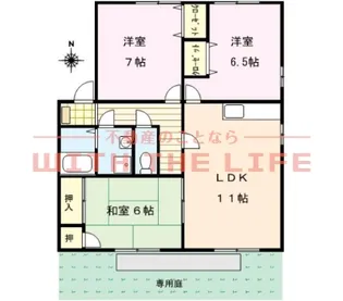 パークアベニュー【102号号室】の間取り