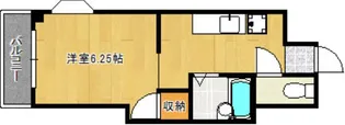 コーポ幸【301号号室】の間取り