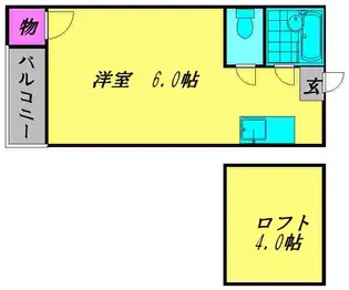 プライマリー合川A棟【203号号室】の間取り