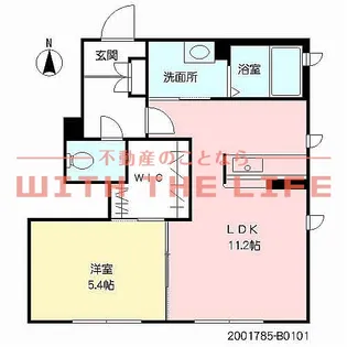 シャーメゾン国分【B101号号室】の間取り