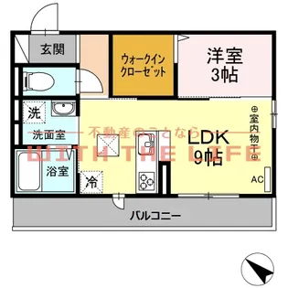 カルミア【102号号室】の間取り