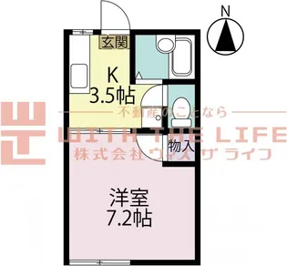 フラワービレッジ【A101号号室】の間取り