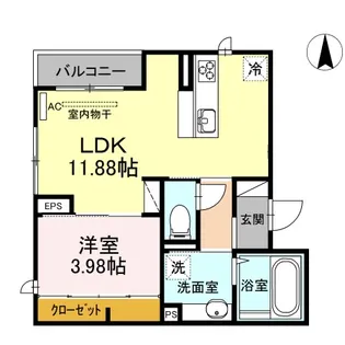 プロムナード新堀【305号号室】の間取り