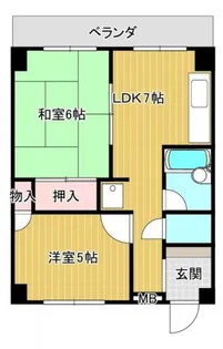 コーポラスF3【303号号室】の間取り
