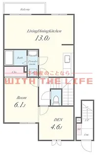 エスポワールK【202号号室】の間取り