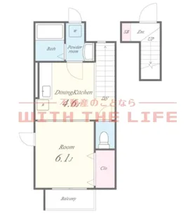 フローラ【206号号室】の間取り
