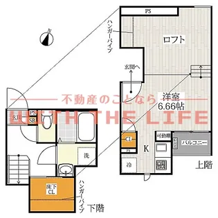 CB鳥栖ヴィレッタ【202号号室】の間取り