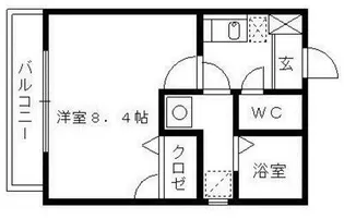 リブレア東櫛原【A202号号室】の間取り