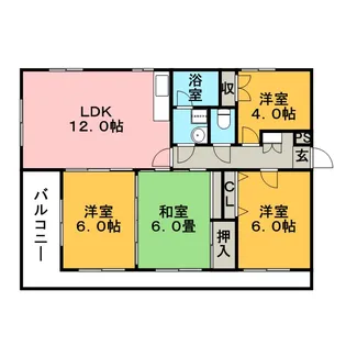 スペースフォー【301号号室】の間取り