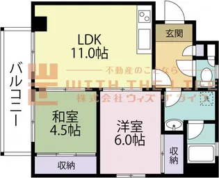 メゾンハピネス【F1号号室】の間取り
