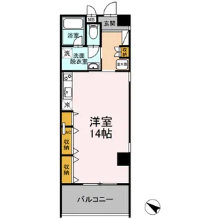 ザ・ライフ南久留米スタイル【307号号室】の間取り