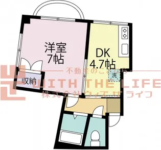 ファミール千本杉【401号号室】の間取り