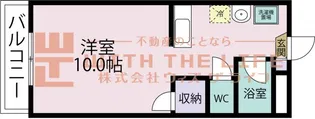 ハミルトン21【310号号室】の間取り